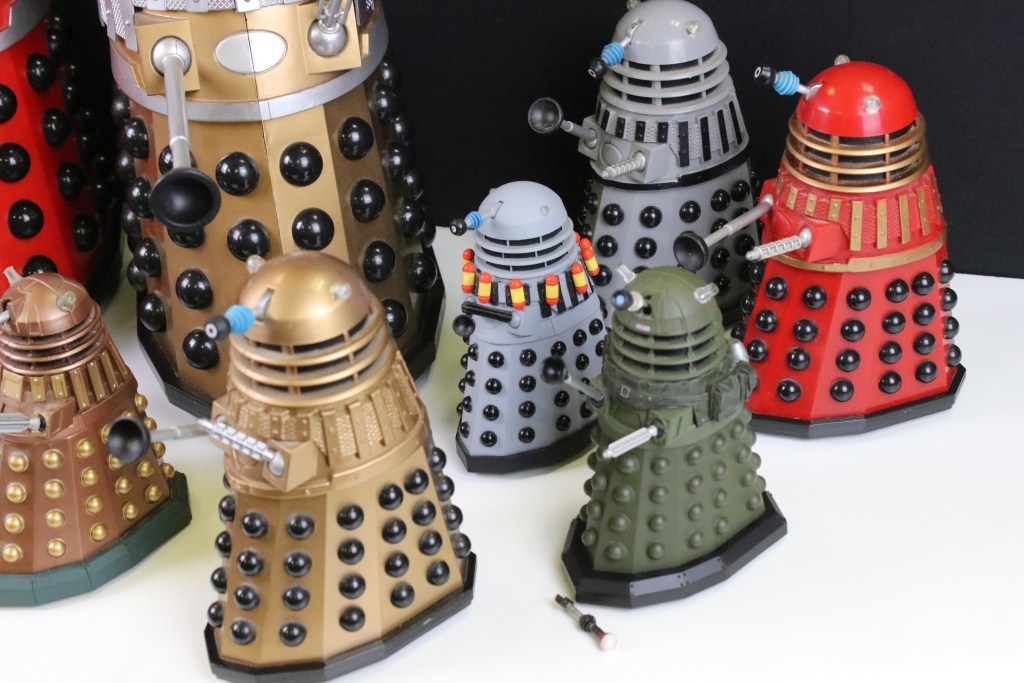 13 Product Enterprise Doctor Who plastic dalek models, various colours and sizes, all variants - Image 5 of 7