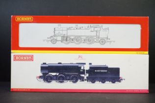 Two boxed Hornby OO gauge locomotives to include R2343 SR 0-6-0 Class Q1 Locomotive C8 and R2098B