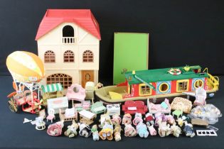 Collection of Tomy / Epoch Sylvanian Families figures, accessories & playsets to include 24 figures,