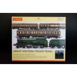 Boxed Hornby OO gauge ltd edn R3219 Great Western Troop Train Pack, complete with certificate