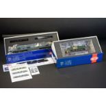 Two boxed Heljan OO gauge locomotives to include Class 14 item 1400 D9500 BR green and 53041 1200