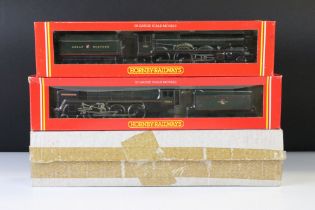 Three boxed Hornby OO gauge locomotives to include ltd edn Tennyson, R082 GWR Locomotive King