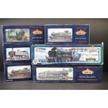 Six boxed Bachmann OO gauge locomotives to include 31401 Lord Nelson 864 Sir Martin Frobisher