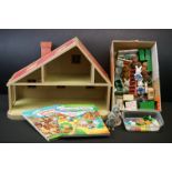 Collection of original Sylvanian Families to include 13 x figures, accessories and house
