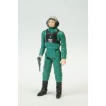 Star Wars - Original Last 17 A-Wing Pilot figure with Blaster in vg condition, weapon untested