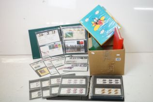 Collection of stamps to include an album of unfranked 2012 olympics presentation pack stamps,