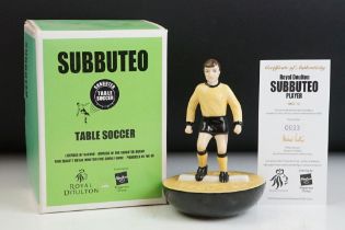 Royal Doulton Subbuteo limited edition no.33/500 ceramic football figure in original box with