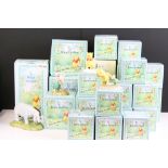 Collection of 22 Royal Doulton Winnie the Pooh collection limited edition ceramics, all boxed. Large