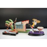 Three Goebel Looney Tunes limited edition spotlight collection figurines to include The Looney Tunes