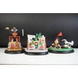 Four Goebel Looney Tunes limited edition spotlight collection figurines to include 'Mine, Mine,