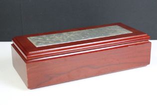 Hazorfim 925 silver topped jewellery box