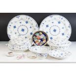 Scandinavian ceramics to include three Herend dishes, Danish Furnivals serving plates, dishes and