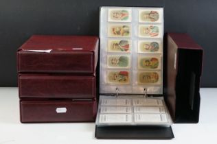 Collection of Wills cigarette cards across 4 albums, appears to be mostly full sets. Cards to