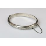 Fully hallmarked silver bangle