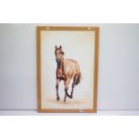 Caroline Cook, portrait of a horse, oil on canvas, 75 x 49.5cm, framed
