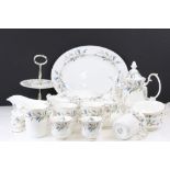Royal Albert 'Brigadoon' pattern tea, coffee & dinner service to include coffee pot & cover,