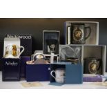 Collection of assorted Royal commemorative Wedgwood china to include two Royal Wedding Collection