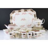 Collection of 19th Century and later ceramics to include Imari tray and matching cups, a part