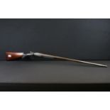 A Veal & Son Of Bristol Single Barrel Percussion Cap Shotgun, Twist Choke. PLEASE NOTE THIS ITEM