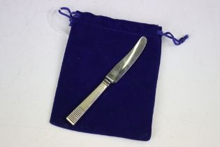 Georg Jensen Fruit Knife engraved to handle ‘ København ‘