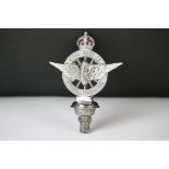 Chrome civil service motoring association car badge