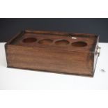 Mahogany table top wine box