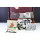 Suitcase of Ephemera mainly Early to Mid century Black and White Photographs including Classroom
