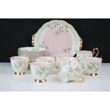 Royal Albert 'Braemar' pattern tea set for six, to include 6 teacups & saucers, 6 tea plates, milk