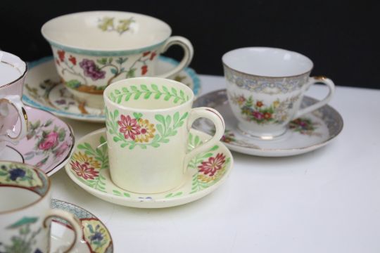 Large collection of assorted 20th Century coffee cups to include Colclough, Royal Worcester, - Image 9 of 15