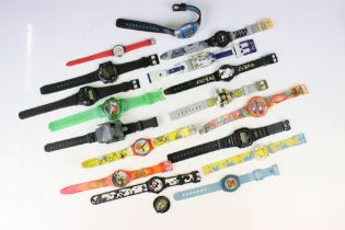 Collection of novelty / childrens watches to include, Pokemon, Star Wars, Action Man, Mickey