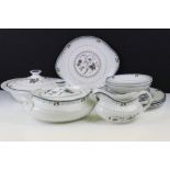 Royal Doulton 'Old Colony' dinner ware, pattern no. T.C.1005, to include 3 tureens & cover, meat