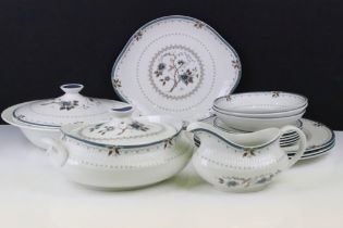 Royal Doulton 'Old Colony' dinner ware, pattern no. T.C.1005, to include 3 tureens & cover, meat