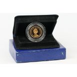 A British Queen Elizabeth II 1979 gold proof full sovereign coin.