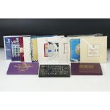 A Collection Of Thirteen Royal Mint United Kingdom Uncirculated Coin Year Sets To Include 1970,