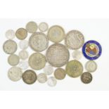 A small collection of British pre decimal pre 1947 & pre 1920 silver coins to include a 1893 full