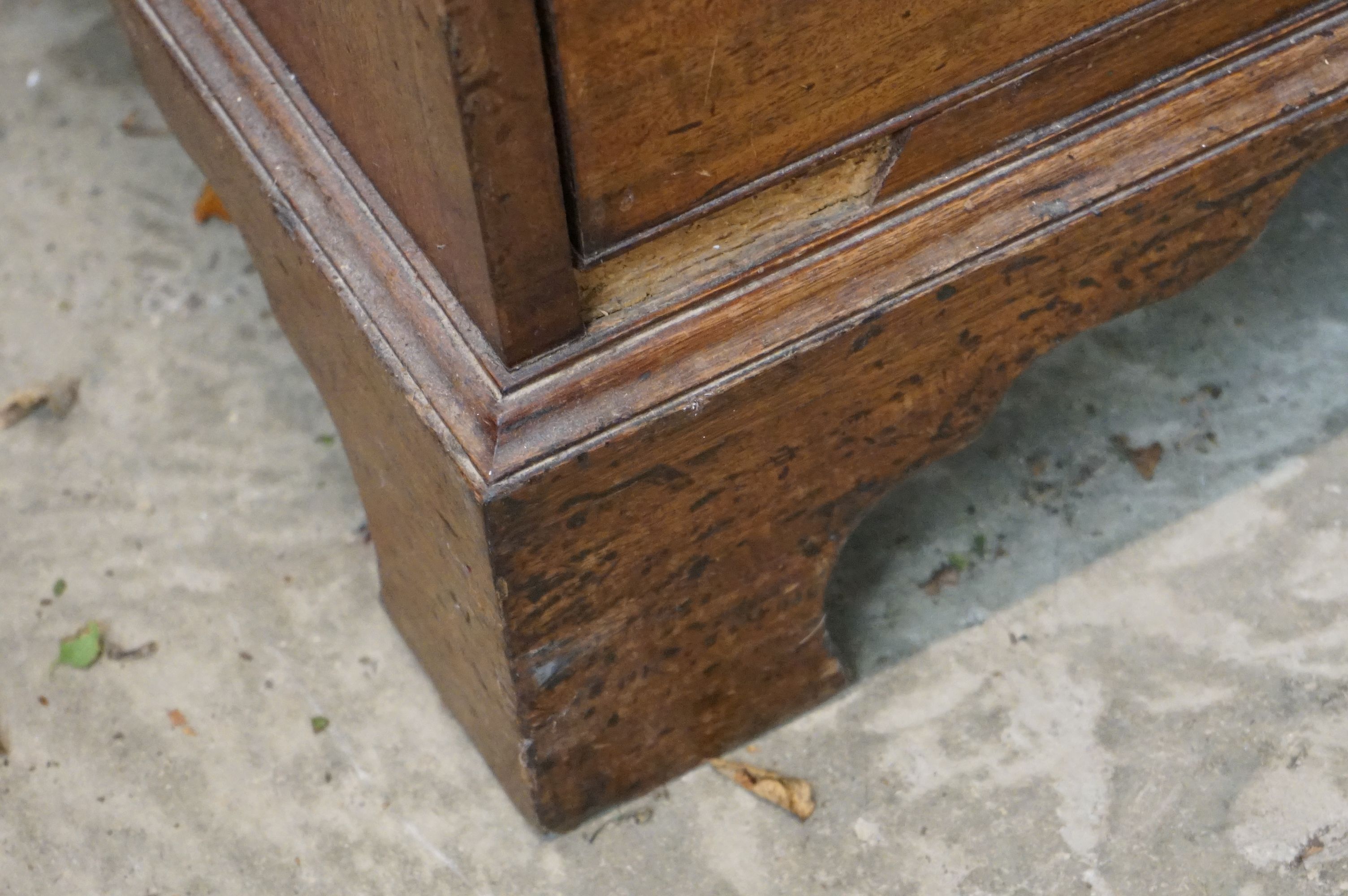 George III Mahogany Linen Press, now converted to a wardrobe, the two door opening to a hanging - Image 8 of 8