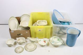 Collection of mixed ceramic dinner ware to include Copeland Spode Strathmere, Myott Son & Co,