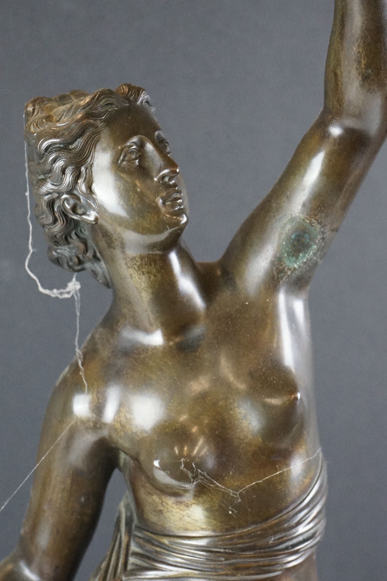 After Giambologna, late 19th Century Grand Tour patinated bronze figure depicting Delilah or Fortuna - Image 3 of 17