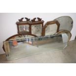 Collection of Eight Mirrors including Early 20th century