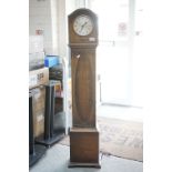 Early 20th century ‘ Genalex ‘ Oak Grandmother Clock, 133cm high