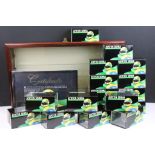Boxed Pauls Model Art MiniChamps Ayrton Senna Racing Car Collection diecast cars (17 in total),