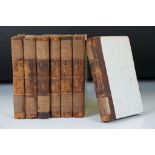 The Odyssey of Homer Translated by Alexander Pope, London 1771, seven volumes, 1, 2 (2), 3 (2), 4,