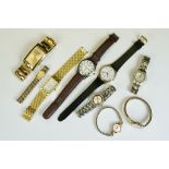 Collection of Watches including Citizen Eco Drive, Rotary, Seiko Automatic, Guess, etc