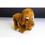 Mid Century Merrythought toy hound dog teddy, probably Disney’s Pluto, Measures 48cm nose to tail.