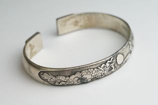 Continental Silver Bangle