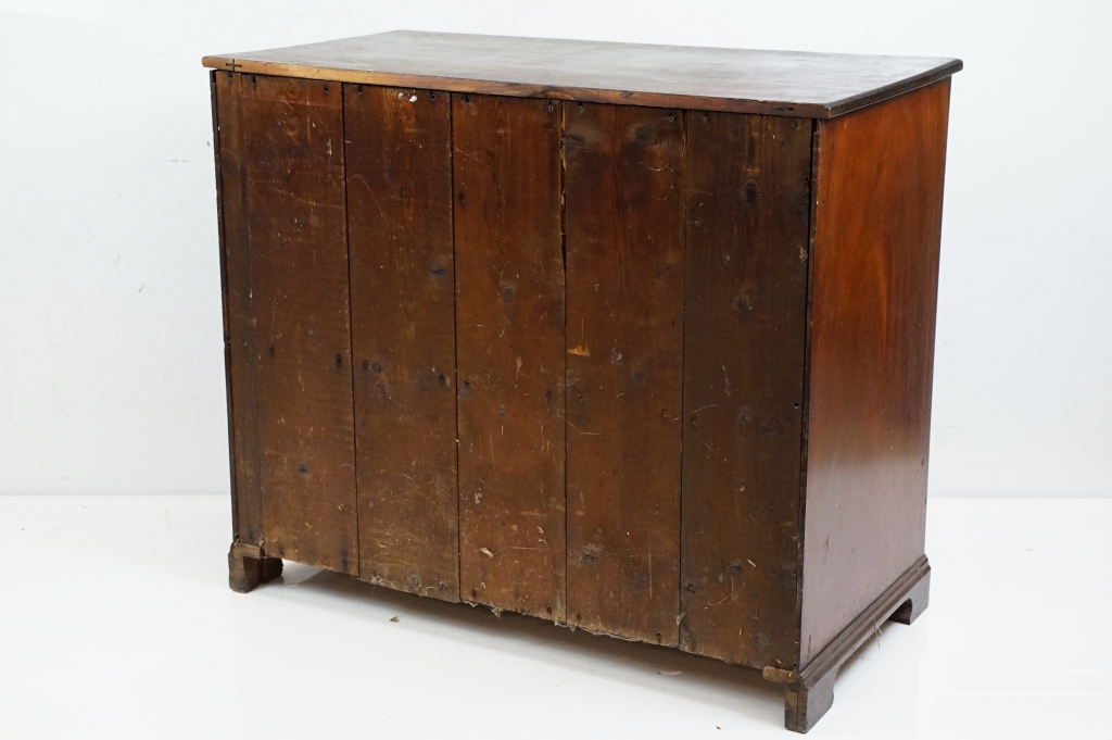 19th century Mahogany Side Cabinet with two drawers over two cupboard doors, 90cm long x 47cm deep x - Image 8 of 8