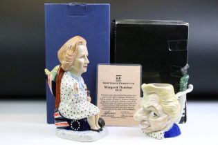 Kevin Francis 'Margaret Thatcher PM' ltd edn Toby jug, no. KF.10 (with CoA, boxed); plus a Kevin