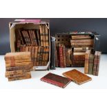 Antiquarian - Collection of 18th and 19th Century leather bound books to include Walpole's