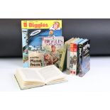 Collection of Biggles books by W E Johns to include Biggles Forms a Syndicate, Biggles and the
