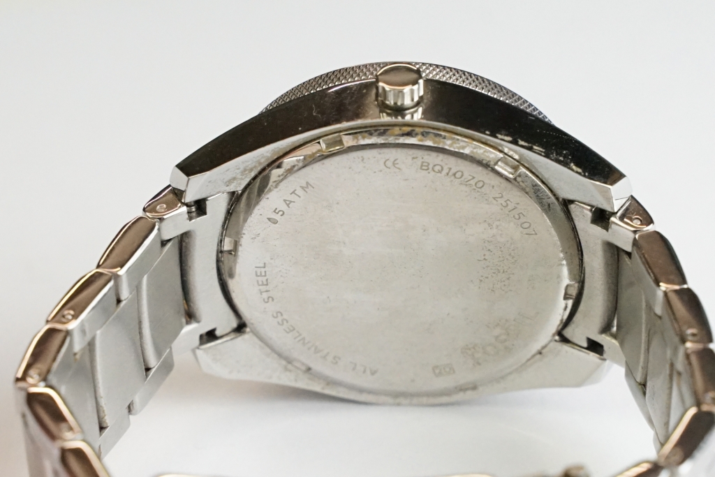 Two Fossil Chronograph style watches. - Image 7 of 12